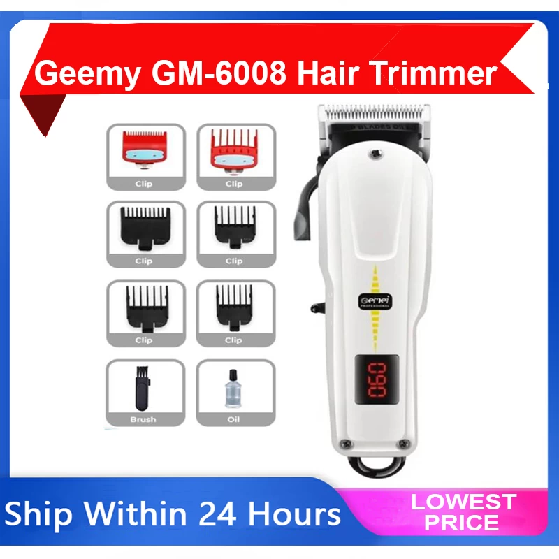 GEEMY GM – Trimmer Profesional i Rikarikueshëm për Qethje Precize