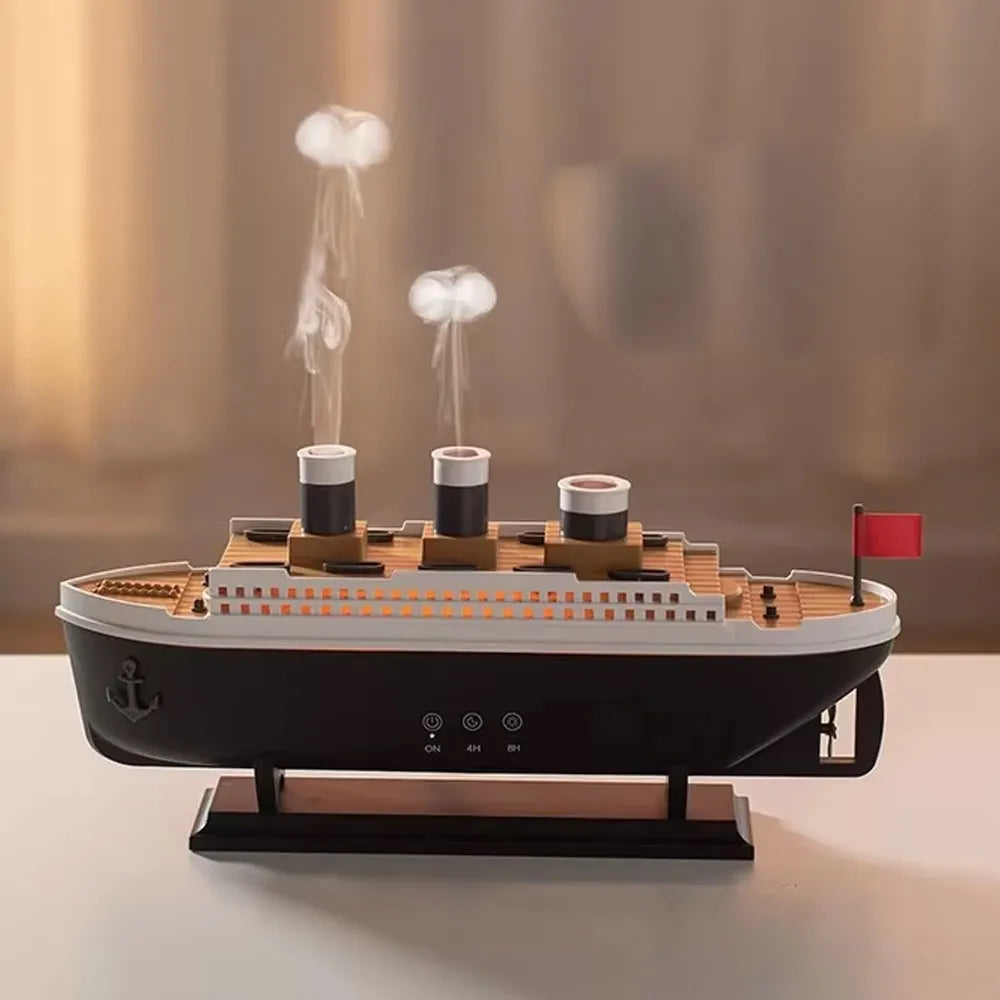 Titanic Air Humidifier 250ml – Difuzer me Drita, Avull dhe Kontroll me Telekomandë