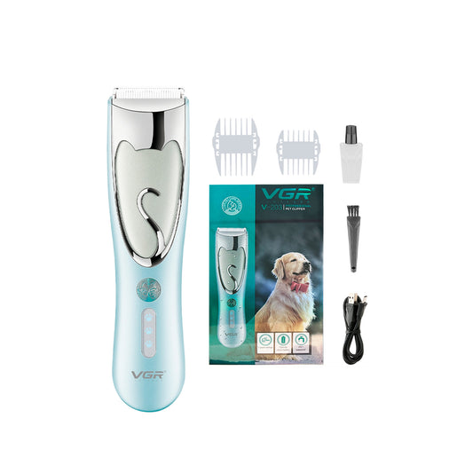 VGR V-203 – Makinë Profesionale për Qethje Kafshësh me Teh Qeramike dhe 2 Shpejtësi