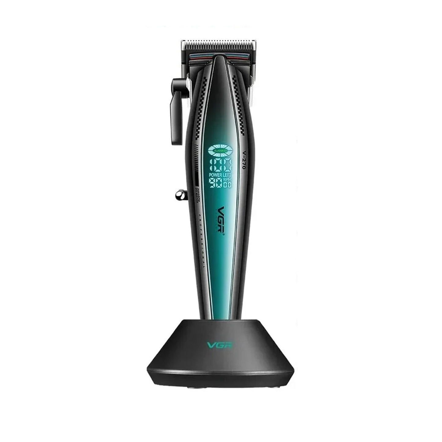 VGR V-270 – Makine Rroje Profesionale me Tehë Qeramike, Motor 9000 RPM, Bateri 2500mAh deri në 250 min, Ekran LED