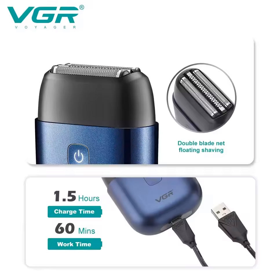VGR V-340 – Rroje Profesionale për Meshkuj me Bateri 600mAh dhe Rezistencë ndaj Ujit IPX7