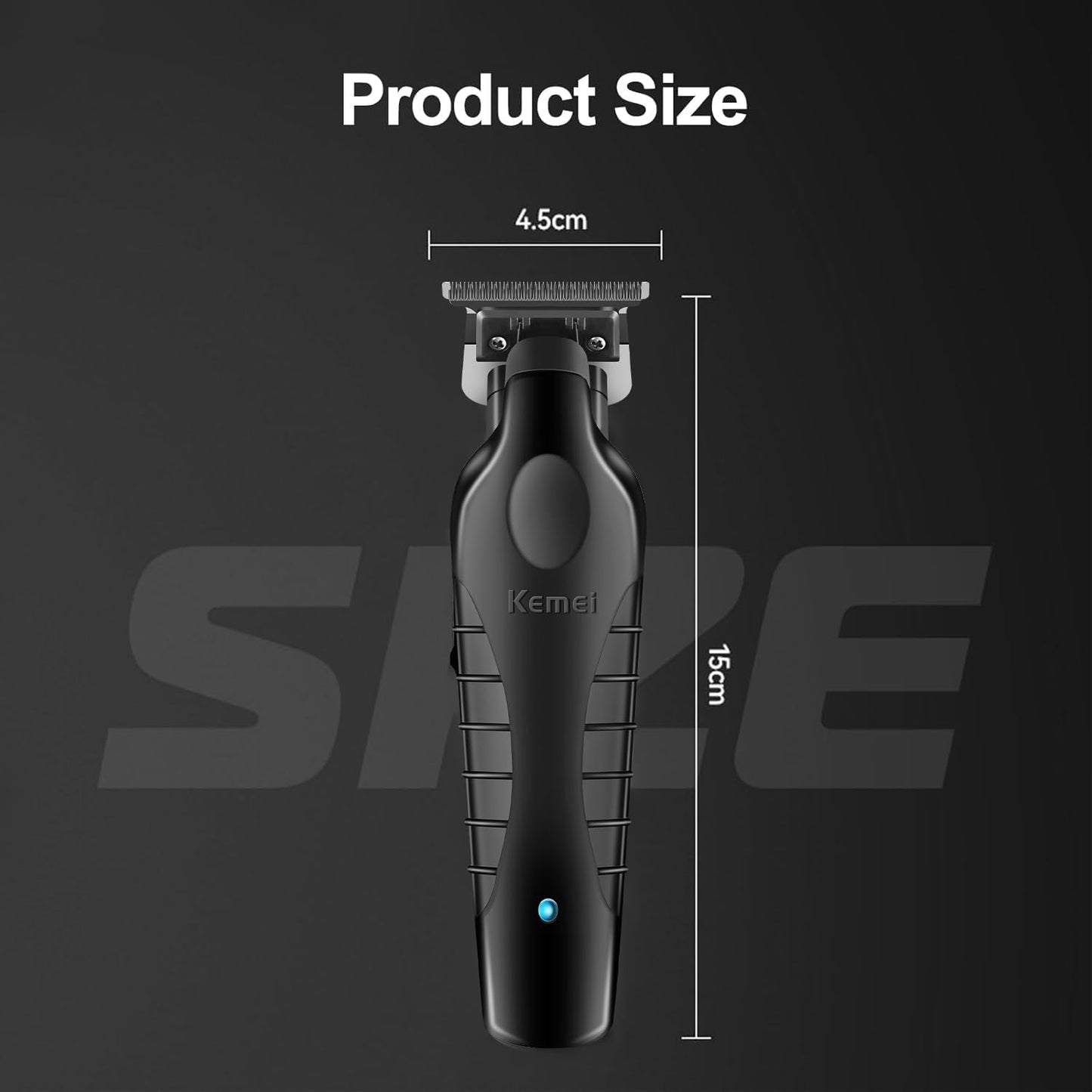 Kemei KM-2299 – Clipper, Zero-Gap, Teh T-Blade, Bateri 1200mAh, Rikarikueshme