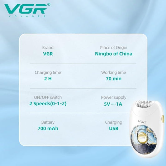 VGR V-706 – Epilator Profesional për Femra!