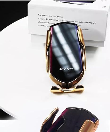 Mbajtës dhe Karikues Wireless për Veturë me Sensor të Mençur – 10W me Kapje Automatike