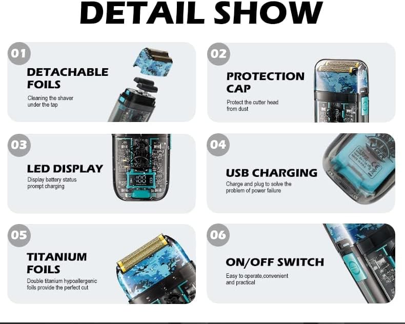 VGR V-352 – Set profesional për kujdesin e mjekrës dhe flokëve