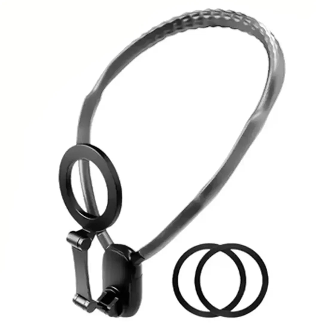 Mbajtës Telefoni Magnetik për Qafë – i Rregullueshëm, i Sigurt dhe Ideal për Vlog & Video