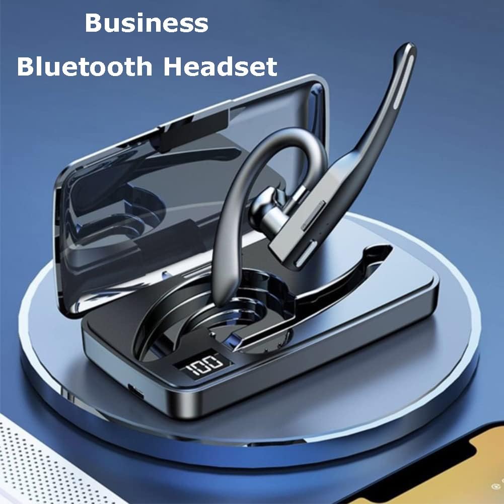 Hilitand YYK525 Business Headset – Bluetooth 5.1, 180° Rotating Earhook, 10-12h Playtime & Charging Case