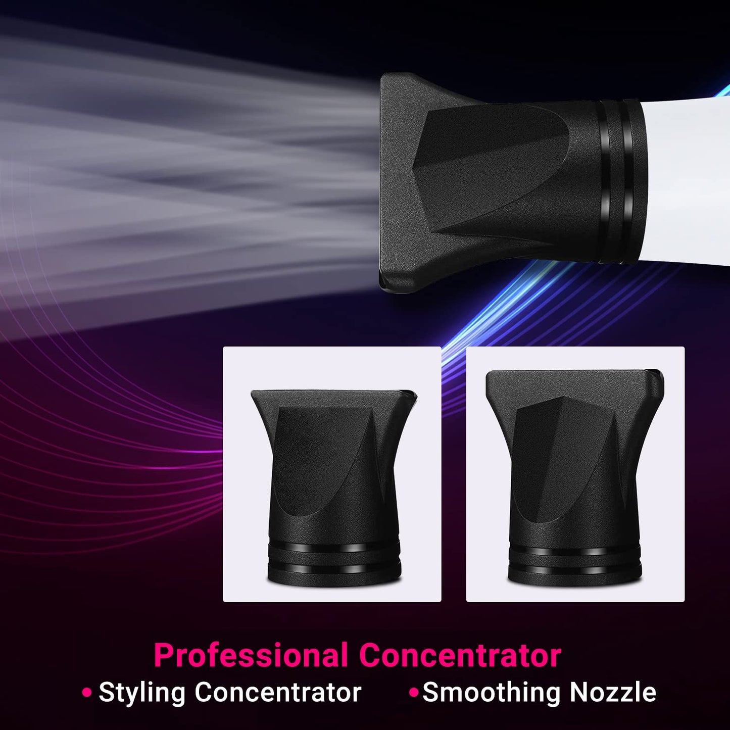 VGR V-414 – Tharëse Profesionale Flokësh 2200W me 3 Nivele Temperature, Ajër të Ftohtë dhe Motor AC