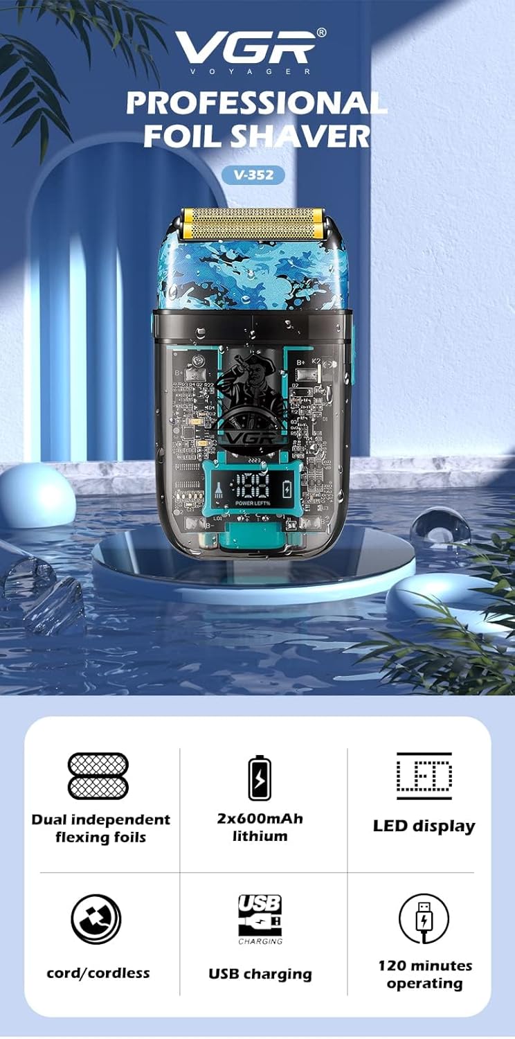 VGR V-352 – Set profesional për kujdesin e mjekrës dhe flokëve