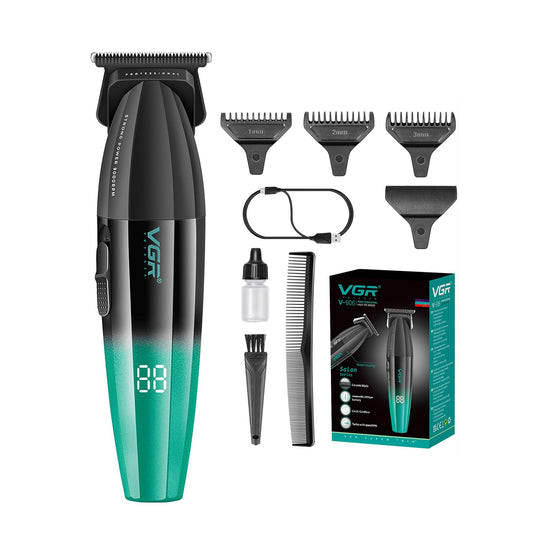 VGR 906 – Trimmer Zero Gap me 9000RPM, Teh DLC carbon steel T-Blade