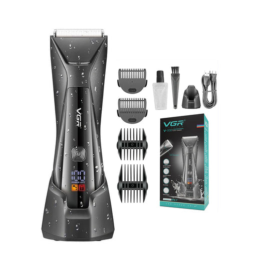 VGR V-938 – Trimmer për Trup & Zona Delikate për Meshkuj | Tehë Qeramike, LED, Karikim Wireless, 90 Min Bateri