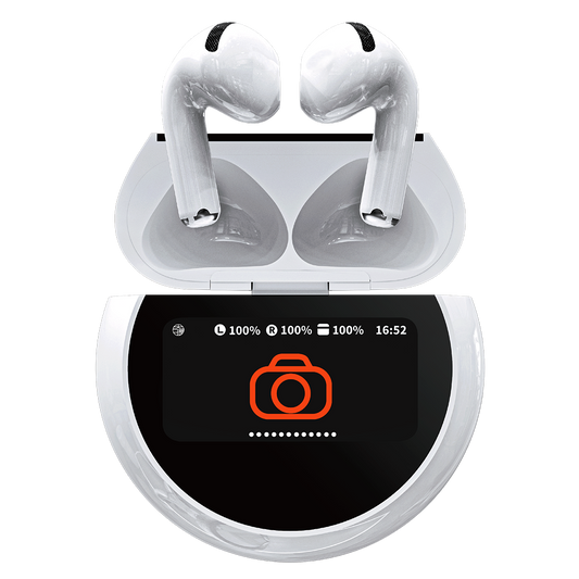 A15 Pro TWS Earphones – Full Touch Screen, ENC Noise Cancelling, Bluetooth 5.4, LED Digital Display & Pure Bass
