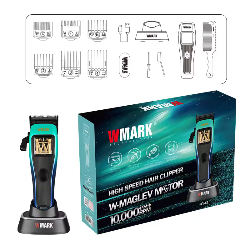 WMARK NG-X1 POLAR – 10,000 RPM | Maglev Vector Motor, DLC Blades, 150 min Përdorim