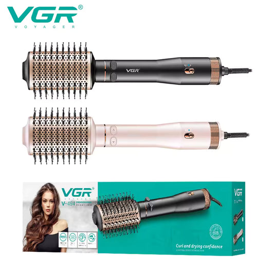 VGR V-494 Generic Hair Dryer Brush – Complete Styling Tool për Flokë të Bukur dhe Profesionale në Shtëpi