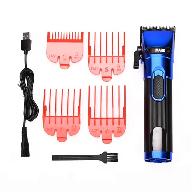 WMARK NG-121 – Kliperi Profesional me 7000RPM, Teh Qeramike & Bateri 240 Minuta