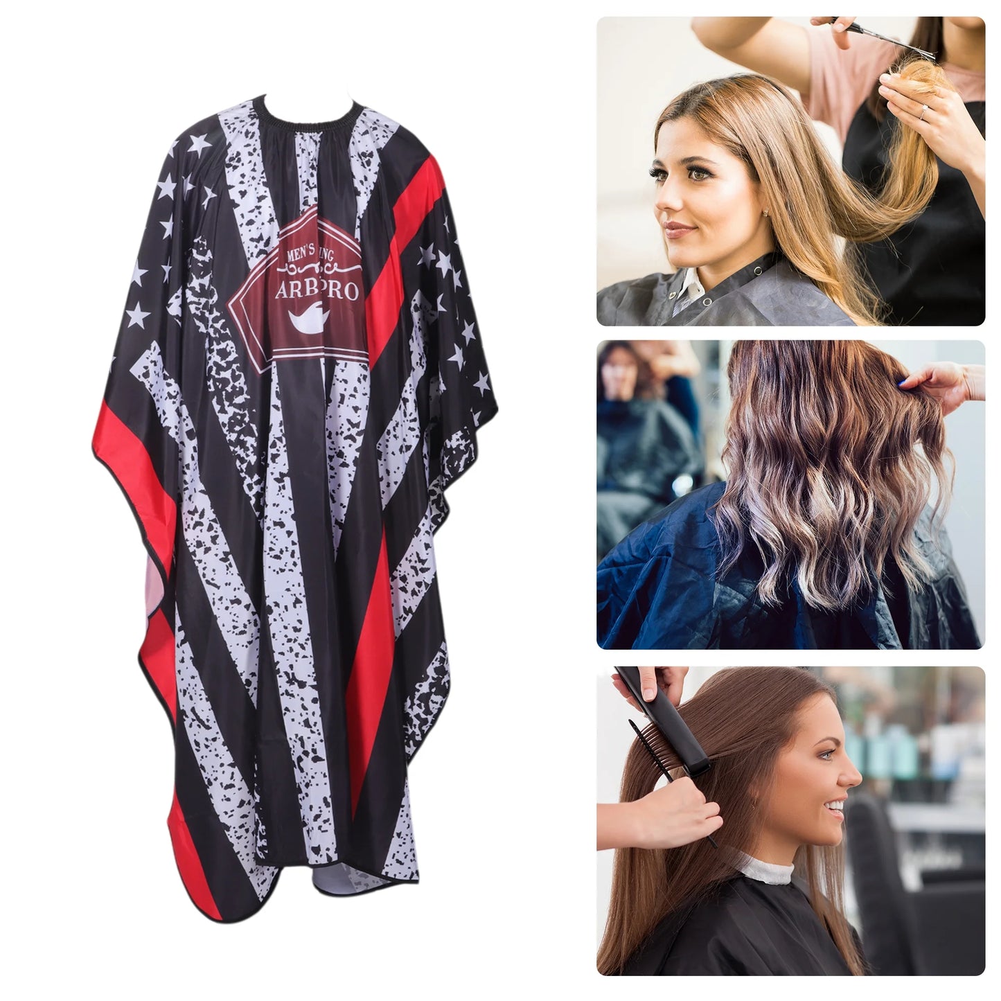 Pelerinë Profesionale për Berberë, Barber Pro, Stil Premium & Mbrojtje Maksimale