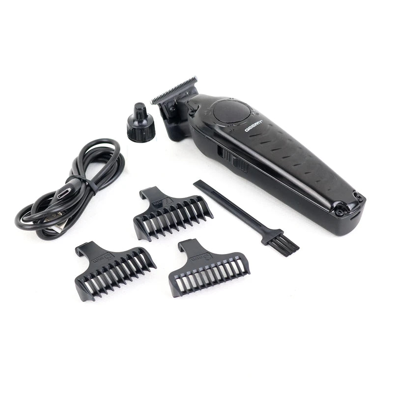 Geemy GM-8071 – Zero e Fuqishme, Prerje Precize, Motor 6800RPM, Teh Inox, 240 Min Përdorim, Pa Zhurmë, USB Rikarikim