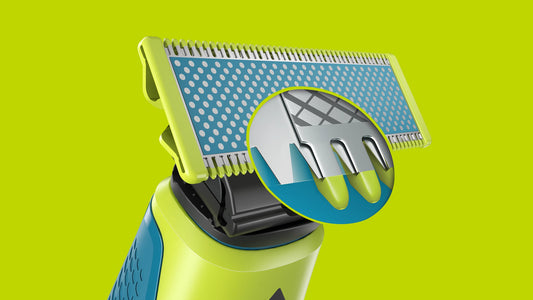 Philips OneBlade QP225/50 Replacement Blades (2 Pack) – Anti-Friction Blades për Rruajtje të Butë, të Shpejtë dhe pa Irritim (Kompatibile me të gjitha OneBlade)