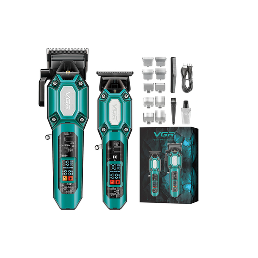 VGR V-600 & V-900 – Makina Profesionale për Flokë & Mjekër me 7000 RPM, 200 Min Bateri dhe Tehë Ceramic Titanium