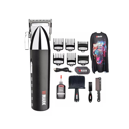 WMARK NG-2039 Ultra Premium Professional Hair Clipper – 9000 RPM Dual Speed Motor, Digital Display, Zinc Alloy Body & 180 min Runtime