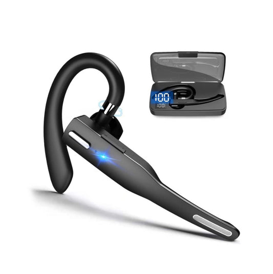 Hilitand YYK525 Business Headset – Bluetooth 5.1, 180° Rotating Earhook, 10-12h Playtime & Charging Case