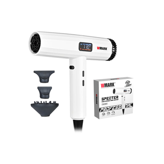 WMARK NG-9106W Professional Hair Dryer – 110,000 RPM DC Motor, 3 Speeds & 3 Heat Levels