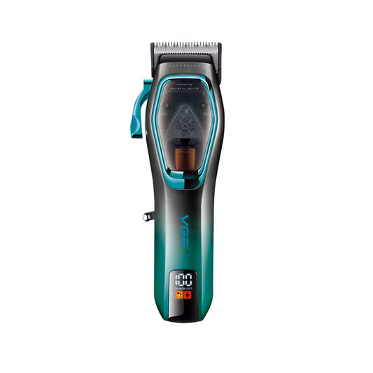 VGR V-674 – Makine Profesionale Rroje për Meshkuj me Tehë Qeramike & DLC, Motor 9000 RPM, Bateri 3000mAh, 120 Min Runtime, Ekran LED
