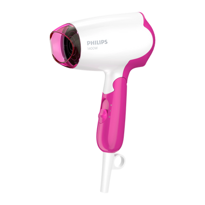 Philips DryCare Hairdryer BHD003/00 1400W Pink & White – Tharëse Flokësh Kompakte për Tharje dhe Stilim të Lehtë (220-240V)