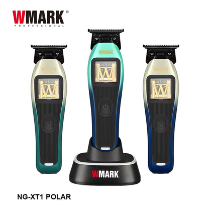 WMARK NG-XT1 Vector Motor Detail Trimmer – Makineri Profesionale për Prerje Precize Flokësh dhe Mjekre (10,000RPM, 2000mAh, Thika DLC 0.1mm)