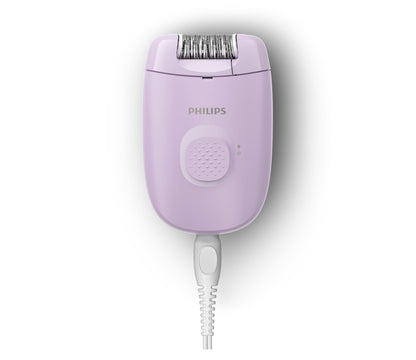 Philips Series 2000 Epilator BRE238/00 – Epilator Kompakt për Heqje Efikase të Qimeve dhe Lëkurë të Butë për Javë të Tëra