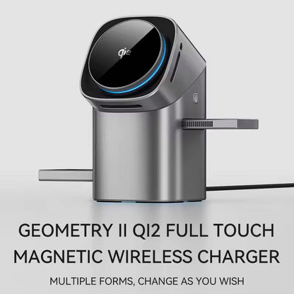 Karikues Wireless Magnetik 3-në-1 Qi2 – 15W Fast Charging për iPhone, Apple Watch dhe AirPods