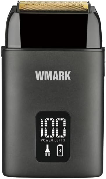 WMARK NG-983 Makinë Profesionale për Rruajtje – 8100RPM, Trimer për Mjekër, Me Dy Fleta Folie, E Rikarikueshme, E Përshtatshme për Berberë dhe Përdorim Personal
