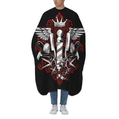 Pelerinë Profesionale për Qethje – Cape Frizeri, E Papërshkueshme nga Uji, Mbyllje e Rregullueshme, Fustan Hairdressing për Sallone & Shtëpi
