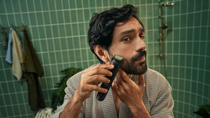 Philips MG3915/15 All-in-One Trimmer 3000 Series – 6-in-1 Grooming Kit për Mjekër, Flokë dhe Trup me Self-Sharpening Blades & LED Charging