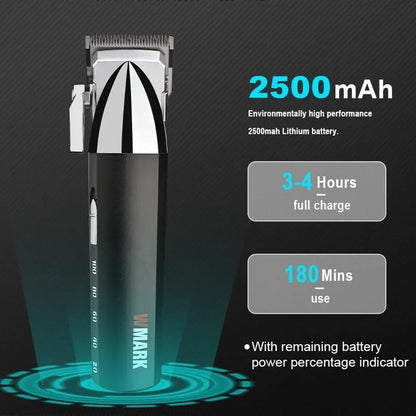 WMARK NG-2039 Ultra Premium Professional Hair Clipper – 9000 RPM Dual Speed Motor, Digital Display, Zinc Alloy Body & 180 min Runtime