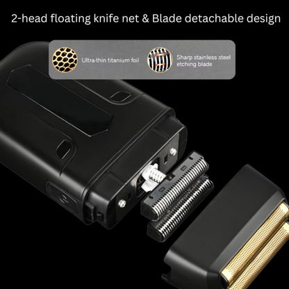 WMARK NG-984A – Makinë Profesionale Rroje me Dy Fletë & Motor 8500RPM, Kohë Përdorimi 90 Min