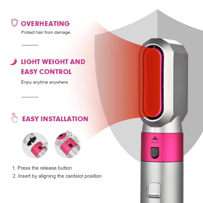 WMARK NG-1000 Hot Air Styler 5-in-1 – Furçë Ajri e Nxehtë për Tharje, Drejtim & Kaçurrela (1000W, 3 Shpejtësi, Anti-Mbinxehje)