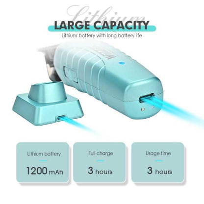 WMARK Ng-317 – Makine Profesionale 0mm Zero Gapped për Berbera, Motor Rotativ 7000 RPM, 180 Min Koha e Përdorimit, Pod Karikimi