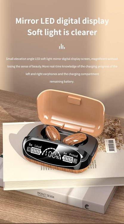 Dëgjues Pa Tela M35, Bluetooth Earphones, Kontroll me Prekje & Auto Pairing