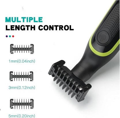 VGR V-017 Waterproof Electric Shaver – Makinë Rroje Profesionale me USB Rechargeable, IPX5 Waterproof