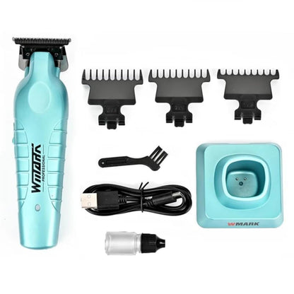 WMARK Ng-317 – Makine Profesionale 0mm Zero Gapped për Berbera, Motor Rotativ 7000 RPM, 180 Min Koha e Përdorimit, Pod Karikimi