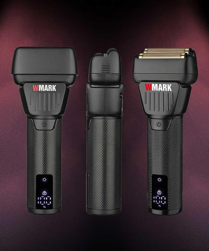 WMARK NG-7982 Electric Foil Shaver – Professional Men's Electric Razor 9000 RPM, Titanium Floating Blades, IPX6 Waterproof, USB-C