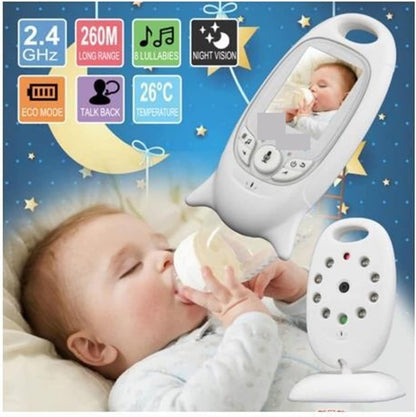 VB601 Video Baby Monitor Wireless – Night Vision, Two-Way Audio & Temperature Sensor
