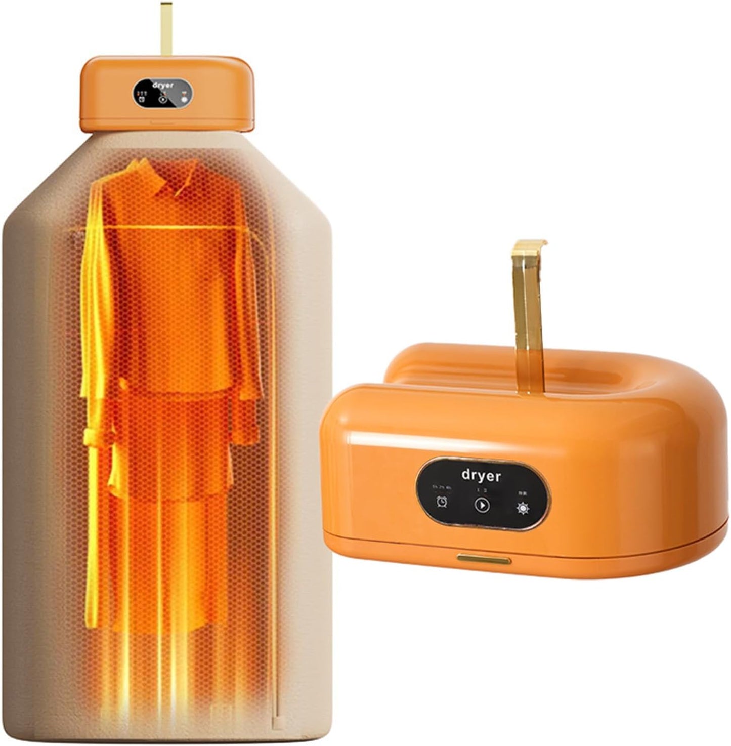 Tharëse Rrobash Portative & e Palosshme 600W – Tharje e Shpejtë për Banesa, Udhëtime & Camping (Kapacitet i Madh + Auto Shutoff)