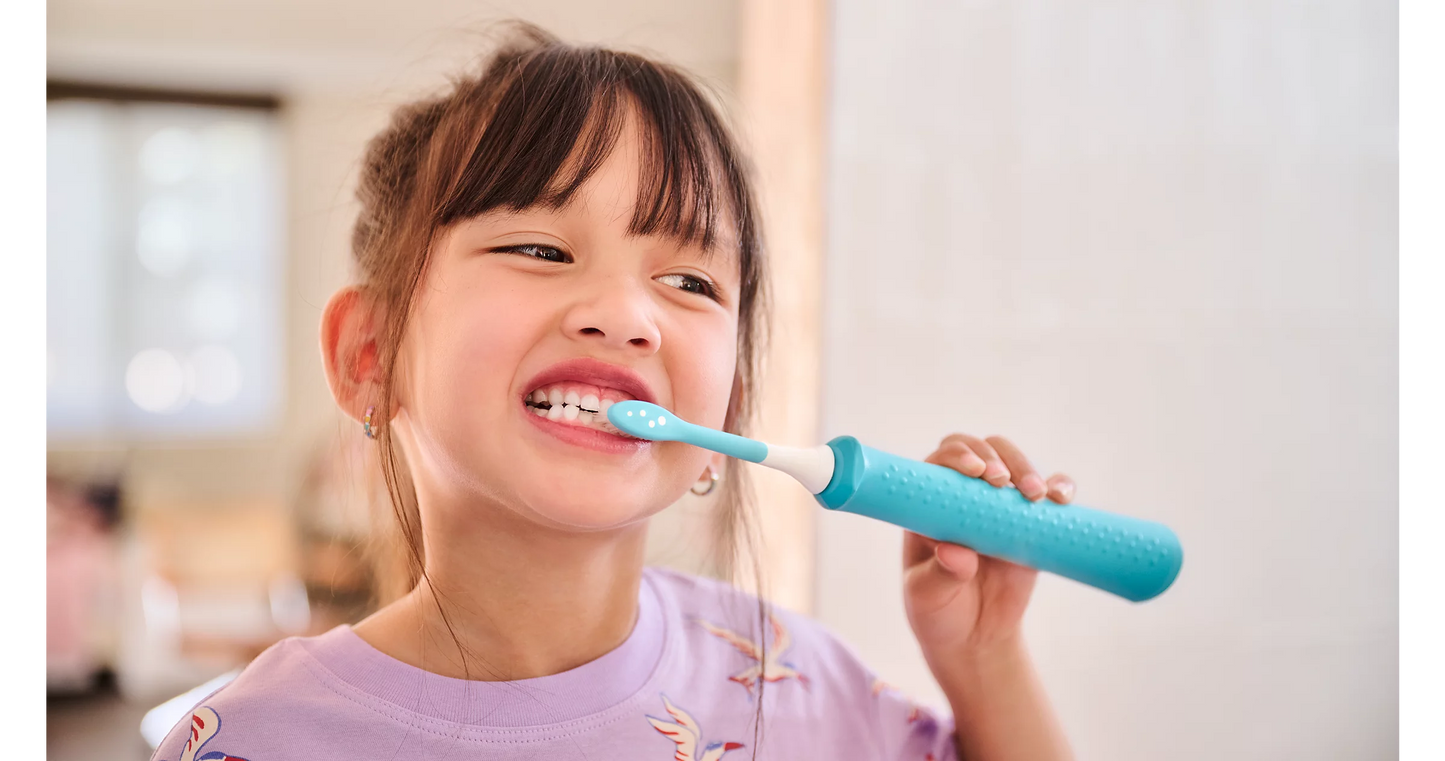 Philips Sonicare For Kids (7+) 2-Pack Brush Heads  – Koka Zëvendësuese për Furçë Elektrike, Pastrim i Butë & Mbrojtje nga Kariesi