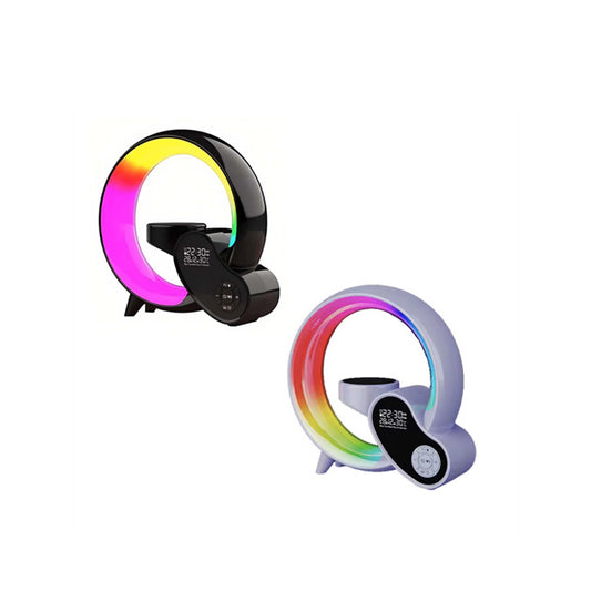 Altoparlant Bluetooth Inteligjent 7-në-1 – Karikim Wireless, Orë & Alarm