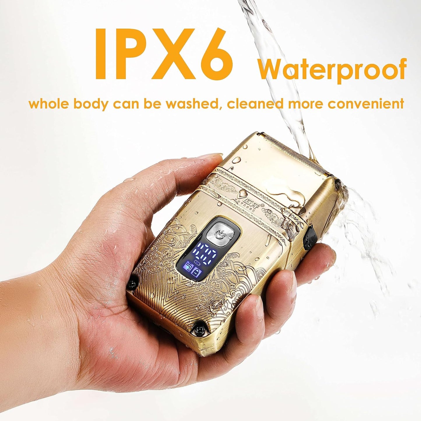 VGR V-649 Set Profesional për Meshkuj – Trimmer Flokësh, Rroje Elektrike, Foil Shaver & T-Liner | Triple Blades, Pa Kabllo, Ngarkim i Shpejtë