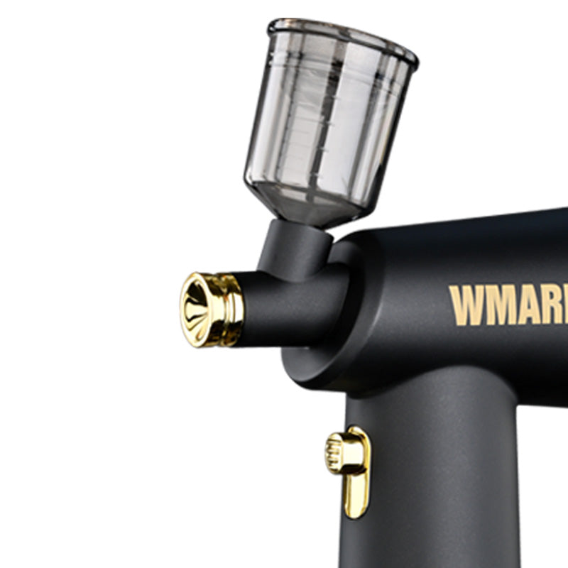 WMARK NG-AB001 Air Brush Profesional Wireless – Pajisje Multifunksionale për Barber & Salon me 3 Nivele Presioni dhe LED Display