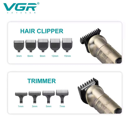 VGR V-109 – Set profesional 6-në-1 i papërshkueshëm nga uji, për flokë, mjekër, hundë dhe trup