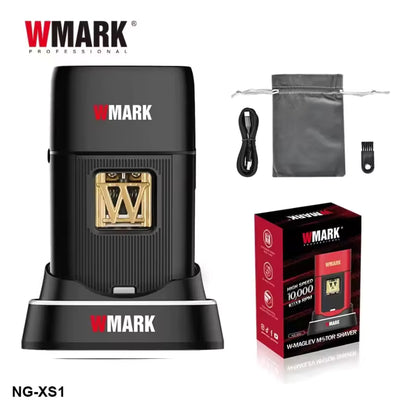WMARK NG-XS1 – Electric Shaver Profesional me Vector Motor 10,000 RPM, Trup Metalik & Thikë Titanium për Meshkuj